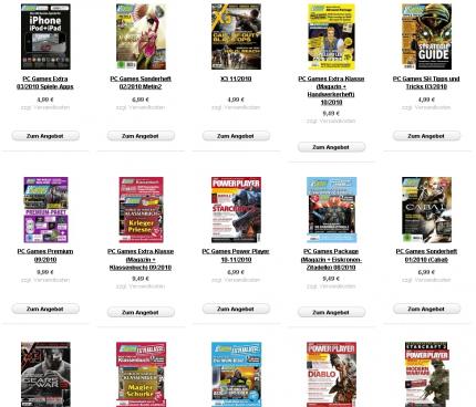 Sie suchen ein bestimmtes Sonderheft, werden aber beim Zeitschriftenhändler nicht fündig? Unser Aboshop listet alle lieferbaren Spezialausgaben.