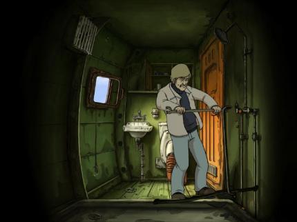 Die Grafiker verwenden in vielen Fällen speziell gezeichnete Animationen für die beiden Hauptcharaktere.