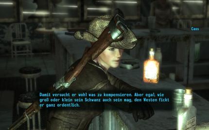 Charaktere und Dialoge sind eine Stärke von New Vegas. Kein Wunder, immerhin hat Obsidian das Teil entwickelt.