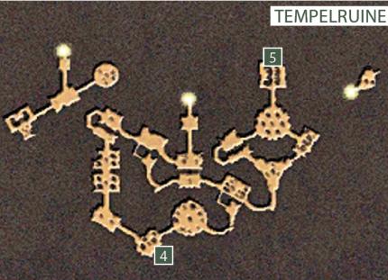 Die Map zur Tempelruine.
