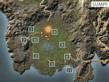 Die Map zum Sumpf.