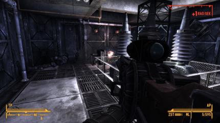 Um den geheimen Bunker von Mr. House unter dem Fort zu zerstören, schießen wir auf drei dieser Verteilerkästen.