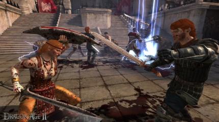Dragon Age 2-Begleiterin Aveline Vallen.