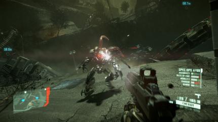 Crysis 2: Die Aliens verhalten sich in der Regel ziemlich clever. Oft rennen, klettern und springen sie durch die Levels, das macht sie unberechenbar. 