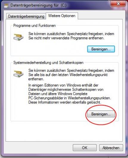 Festplatte bereinigen