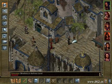 Die Provinz Amn, Schauplatz von Baldurs Gate 2, hält genügend Quests für Abenteuerer bereit. Für die Lösung aller Missionen muss man zwischen 200 und 300 Stunden einplanen.