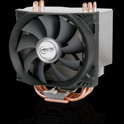 Arctic Cooling Freezer 13 CO - gut zu erkennen die kupferfarbenden Heatpipes