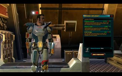 Neben Diplomatie gibt es in Star Wars: The Old Republic noch weitere Missionsfähigkeiten.