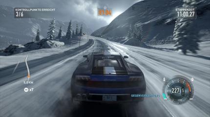Need for Speed: The Run bietet eine schöne Optik, nicht nur in Schneegebieten.
