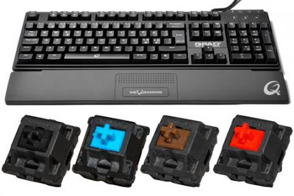 QPAD MK-85 Pro mit vier Tasterarten