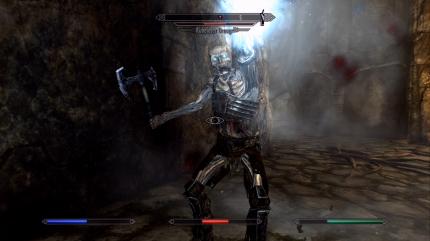 Die Untoten in Skyrim sehen klasse aus. Leider kämpft man viel zu oft gegen sie. - Bild stammt aus der Xbox 360-Version von The Elder Scrolls 5: Skyrim.