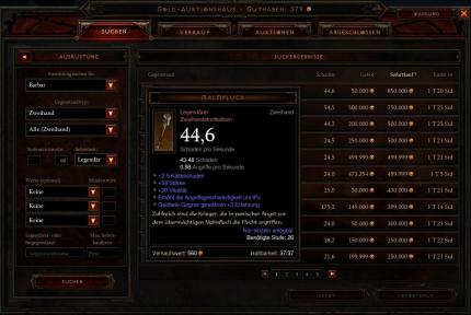 Auch die Qualität der legendären Items war zunächst unbefriedigend. Hier besserte Blizzard mit mehreren Patches kräftig nach.