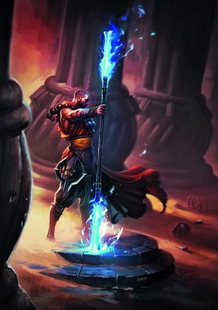Gläubig, zäh und kräftig: Der Mönch in Diablo 3.