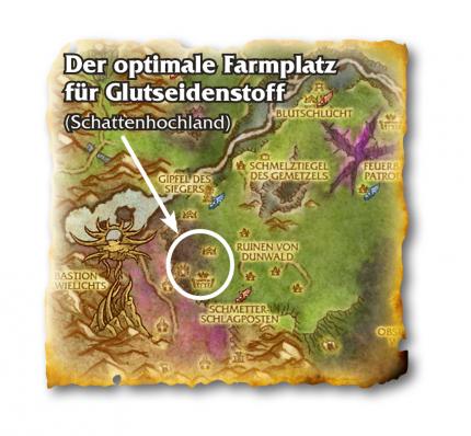Glutseidenstoff gibt's unter anderem im Schattenmondtal. 