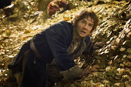 Bilbo Beutlin (Martin Freeman) ist der Meisterdieb, der Smaug ein Juwel stehlen soll.
