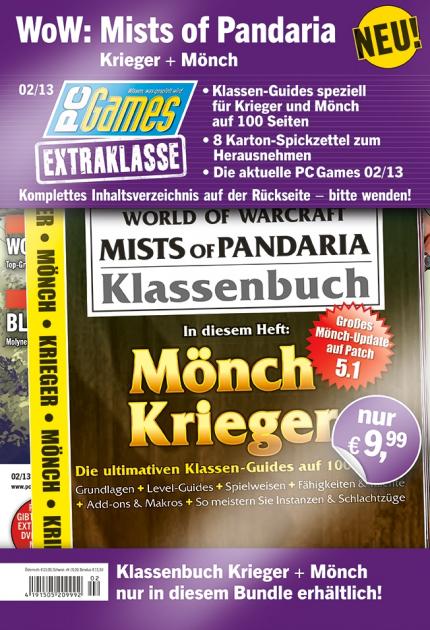 Ab sofort zu haben: das neue Klassenbuch für Mönch und Krieger!