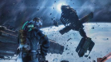 Dead Space 3: Im Weltall hört dich keiner schreien. Ein ausgedehnter Weltraumspaziergang im ersten Spieldrittel gehört zu den absoluten Highlights des Spiels.