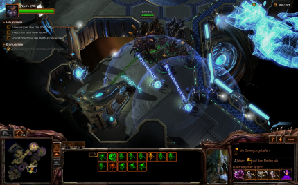 Diese Rettungskapseln müssen wir zerstören, bevor die Protoss damit flüchten.