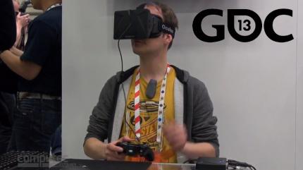 Oculus Rift im Einsatz