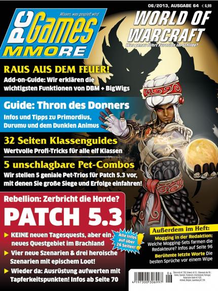 Ab 15.5. beim Zeitschriftenhändler: die neue PC Games MMORE 6/13!