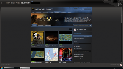 Für Fans von Mods bietet Valve den Steam Workshop.