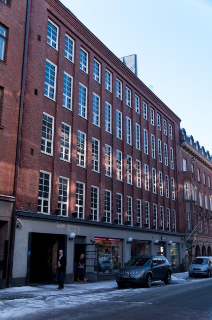 Seine Heimat hat Housemarque in diesem schlichten Häuserblock in Helsinki, der Hauptstadt Finnlands.