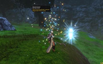 Dragon's Prophet: Zauberer buffen sich selbst mit der Elementaraktivierung und machen dann kurzzeitig mehr Schaden.