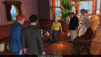 Das Charakterdesign ist sehr gelungen und das Spiel nimmt sich Zeit, die Personen in gut geschriebenen Dialogen ausführlich vorzustellen.