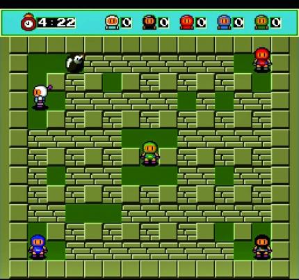Kaboom: Ein Labyrinth, fünf Männchen und ganz viele Bomben - das erste Bomberman mit Multiplayer-Modus ist geschichtlich betrachtet das wichtigste