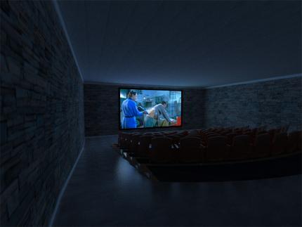 Mit Oculus Rift werden auch ganz eigene VR-Anwendungen möglich, etwa der Besuch eines virtuellen Kinos.