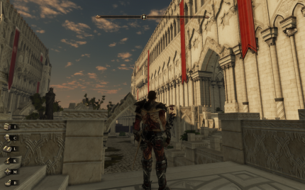 Demonicon im Test: Azarils Kloster zählt zu den atmosphärisch besseren Locations, wirkt aber dennoch insgesamt recht steril.