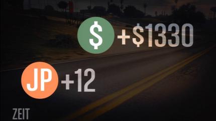 Schließt ihr Jobs oder Missionen in GTA 5 Online ab, erhaltet ihr Geld und Erfahrungspunkte.