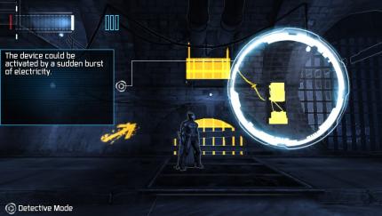 PS Vita: Um wichtige Objekte zu entdecken, aktiviert man den Detektivmodus und scannt die Umgebung per Touchscreen ab.