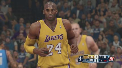 Die Gesichter der einzelnen Athleten sind wirklich toll umgesetzt, besonders lebensecht wirken Stars wie LeBron James oder - hier im Bild - Kobe Bryant.