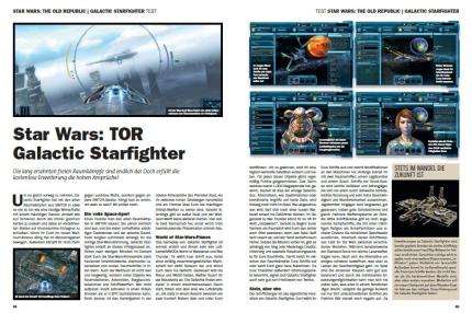 Test der SWTOR-Erweiterung Galactiv Starfighter in buffed 01-02/2014