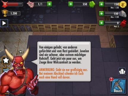 Zwar trägt die iOS-Version von Dungeon Keeper den selben Namen, aber viel mehr Ähnlichkeiten mit dem Original hat das Spiel leider nicht.