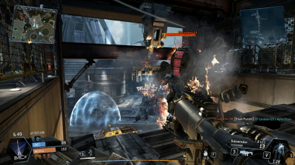 Die meterhohen Mechs gibt's in Call of Duty schon mal nicht. Oder in Battlefield. Wenn man 2142 mal außen vor lässt.
