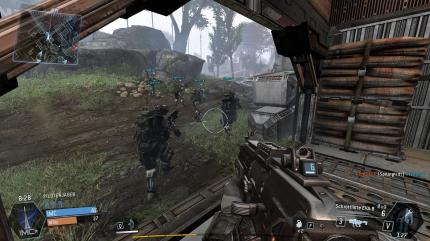 Sieht aus wie eine typische Szene aus Call of Duty, ist aber nur eine superlangweilige aus Titanfall.