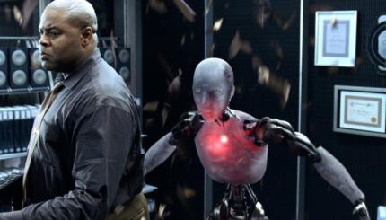 Von V.I.K.I. kontollierter Robot in 'I, Robot' (2004)