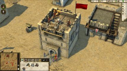 Der Bergfried ist das wichtigste Gebäude in der Burg. Fällt er, dann ist die Mission verloren.