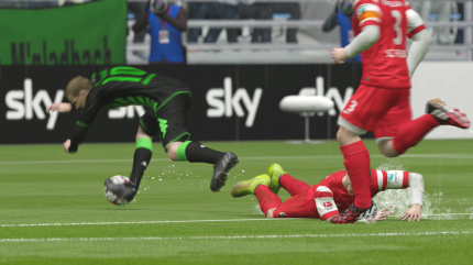 Die Fouls fallen um einiges härter aus als in bisherigen FIFA-Teilen.