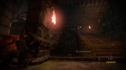 Styx: Master of Shadows - Typische Arbeitshaltung unseres Goblins: Wir lauern an einer Ecke und begutachten den vor uns liegenden Abschnitt.