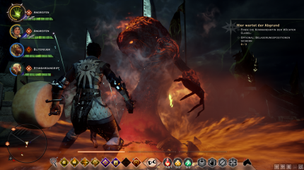 Dragon Age: Inquisition im Test - Als Nahkämpfer steht ihr Dämonen Auge in Auge gegenüber.
