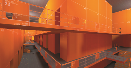 Orange. So sahen die Levels aus, als sie sich noch in der Entwicklungsphase befanden.