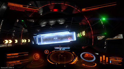 Elite: Dangerous - Der Anflug auf eine Station erfolgt manuell, dabei gilt es, die Rotation zu beachten.
