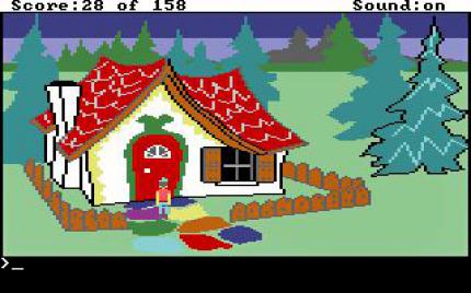 Die farbenfrohe Grafik und die große Spielwelt von King's Quest 1 waren 1984 revolutionär.