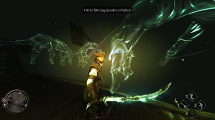 Raven's Cry im Test: Im Zuge der Hauptgeschichte treffen wir auch auf Geister.