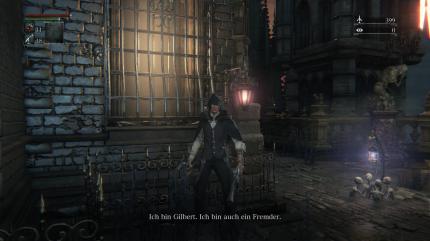 Gilbert ist auch ein Fremder. Redet mit Leuten hinter Türen. Meist gekennzeichnet durch rote Lampen.