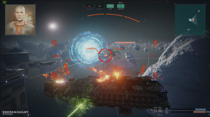 Dreadnought: Die namensgebende Dreadnought-Klasse bewegt sich am langsamsten, verfügt dafür aber über immense Feuerkraft.