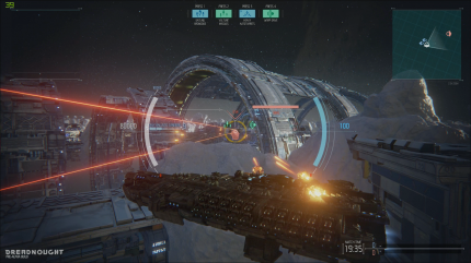 Dreadnought: Teamplay stellt ein Schlüsselelement zum Sieg in den zwar langsam ablaufenden aber dennoch actiongeladenen Gefechten dar.